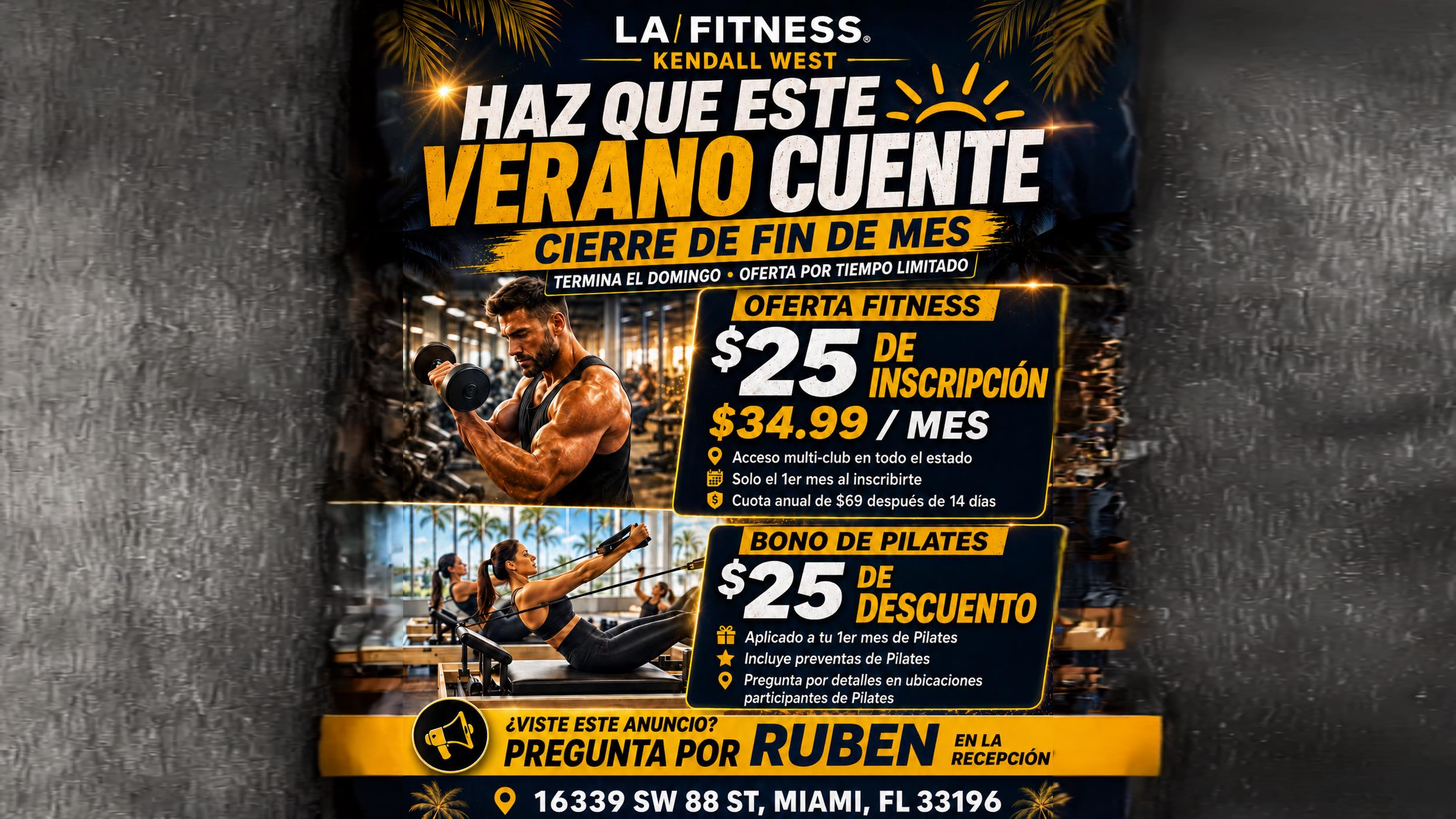 LAFitnessMiami Facebook ad