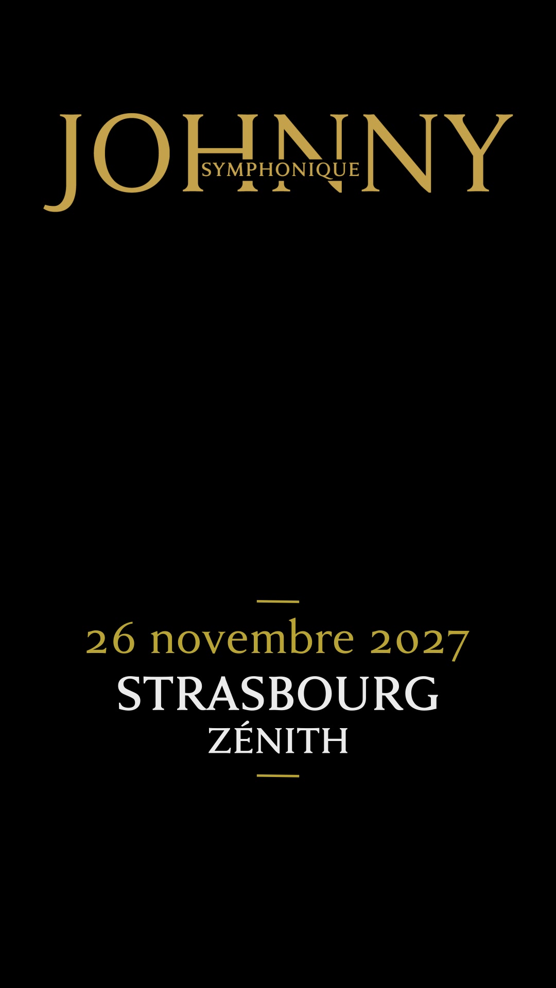 Johnny Symphonique Tour - Officiel Facebook ad: L’histoire continue… En tournée dans toute la France…