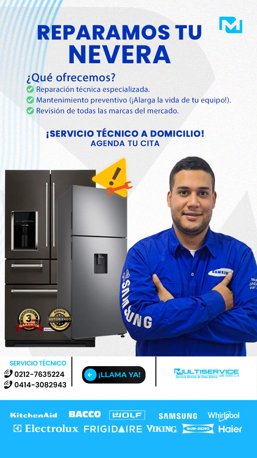 Multiservice Servicio Técnico Facebook ad from May 29, 2026