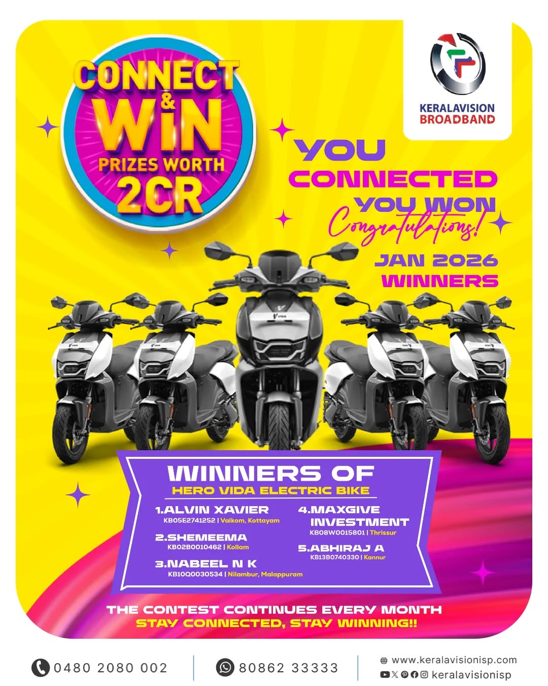 Kerala Vision Broadband Facebook ad