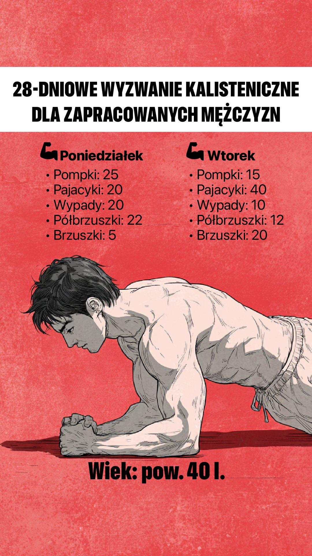 21 Day Calisthenics Challenge Facebook ad