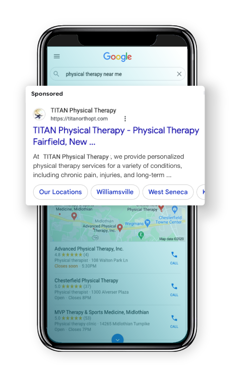 Practice Promotions, Full-Service Clinic Marketing Facebook ad