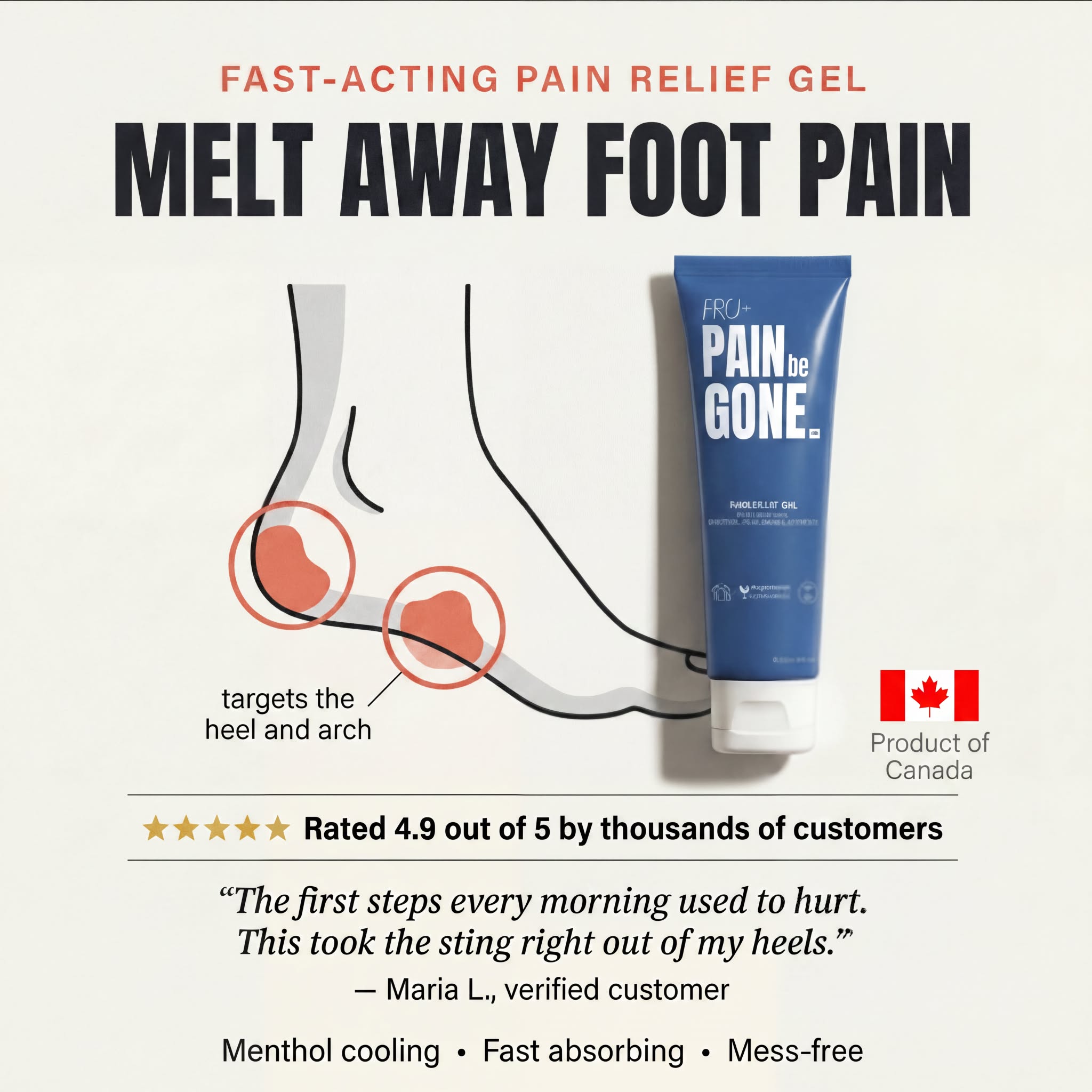 Pain Be Gone Pro Facebook ad