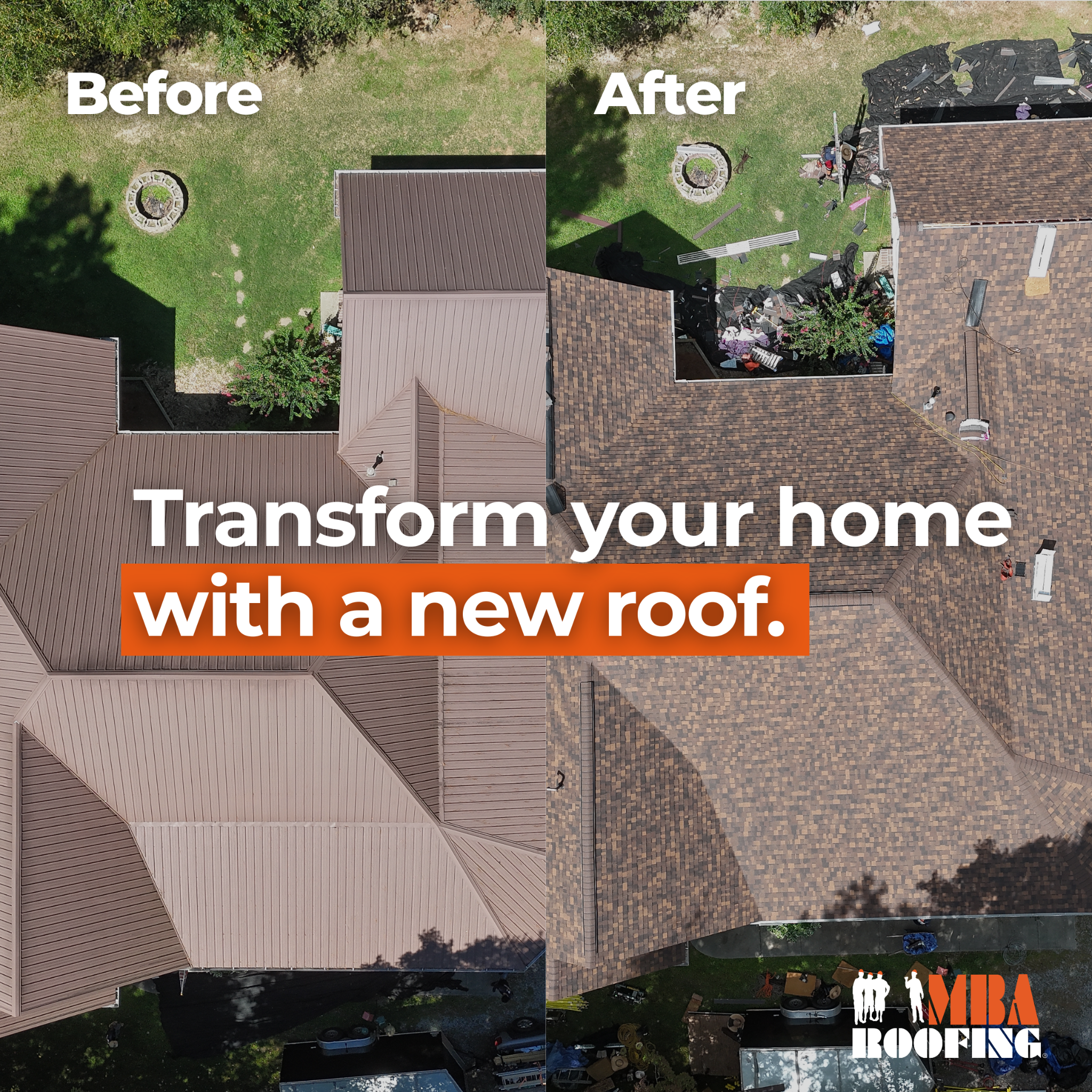 MBA Roofing Facebook ad