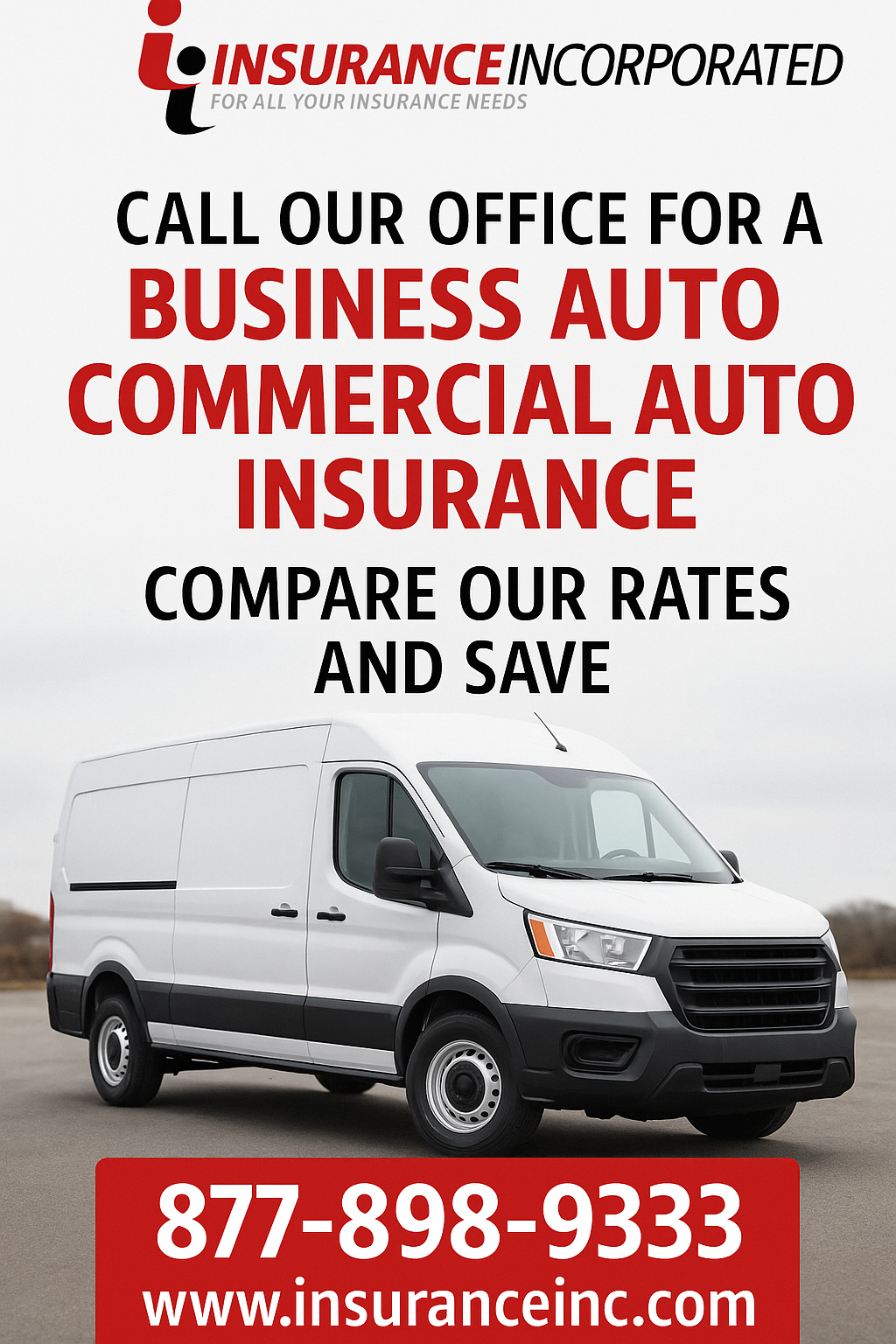 Insurance Incorporated Facebook ad: Protect your company car with us!