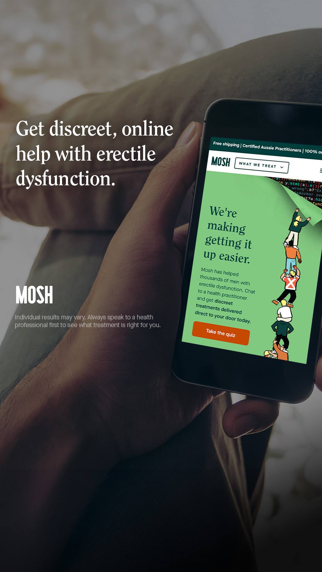 Mosh Facebook ad