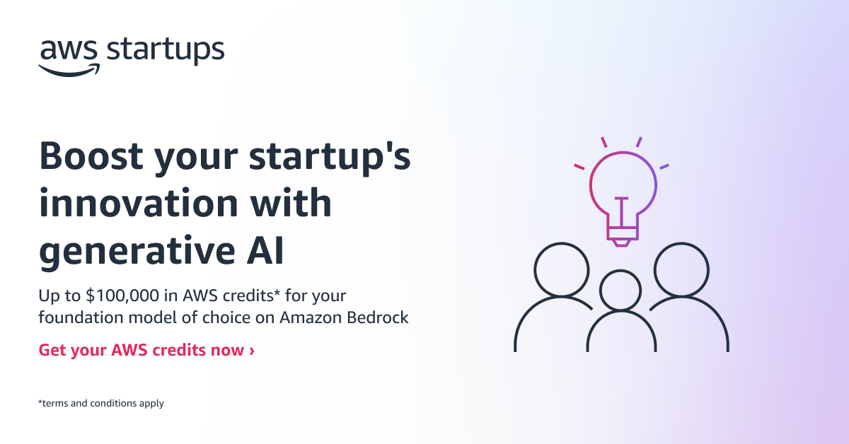 AWS Startups Facebook ad