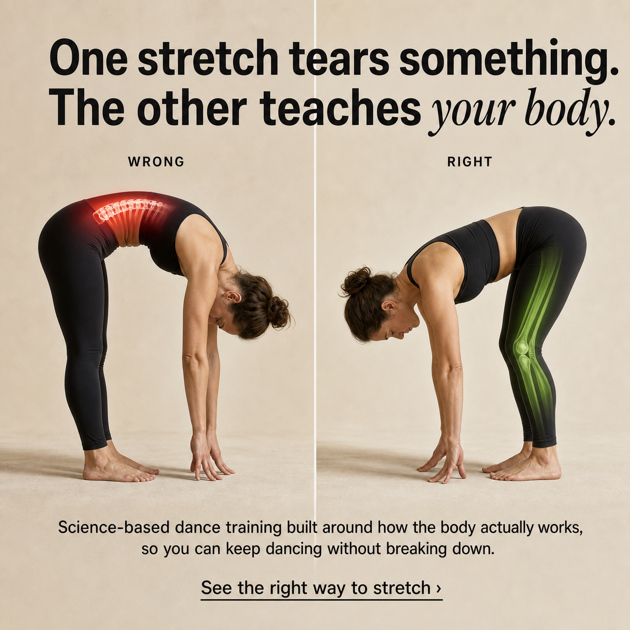 Dance Masterclass Facebook ad