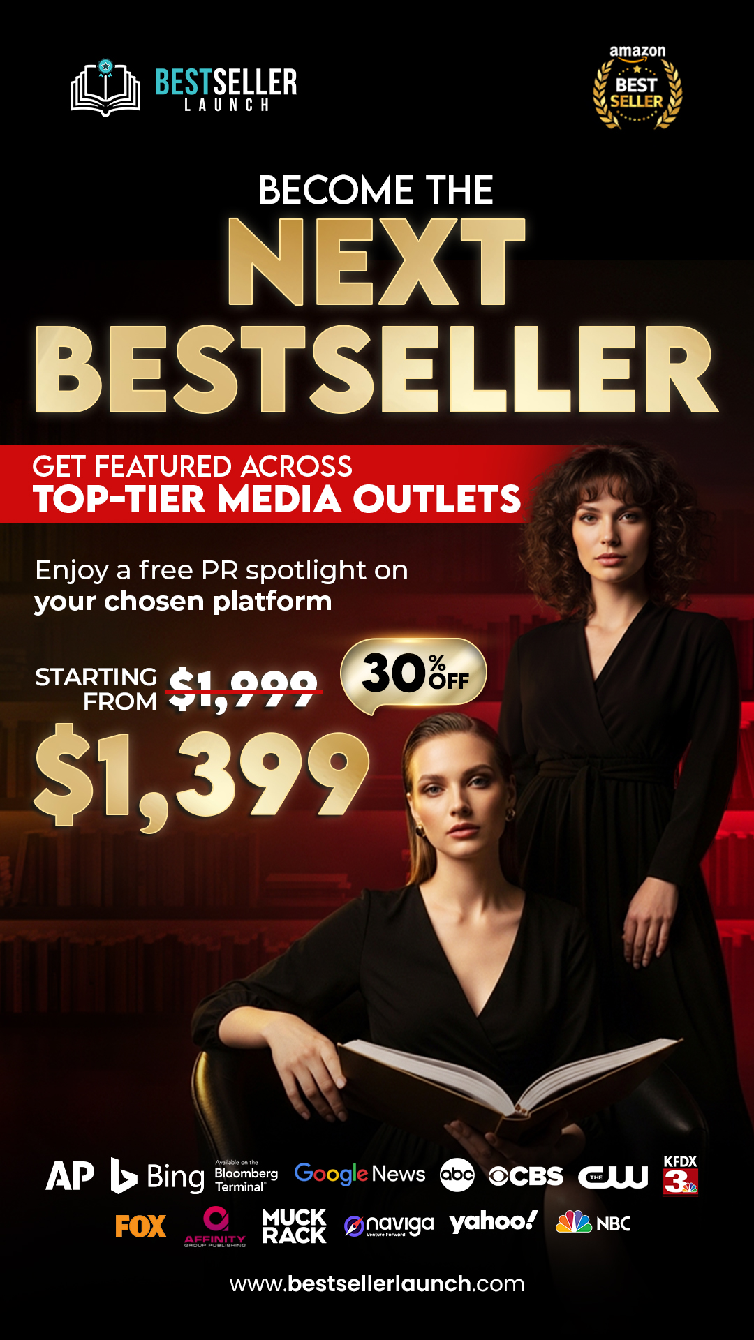 Bestseller Launch Facebook ad from Mar 3, 2026