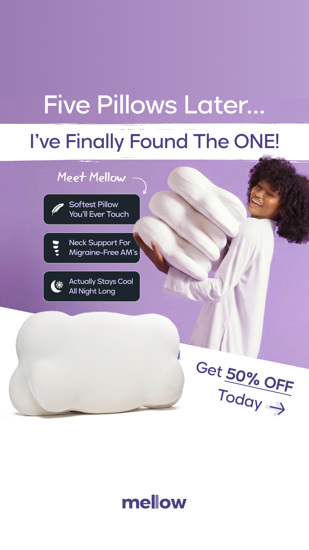 Mellow Sleep Facebook ad
