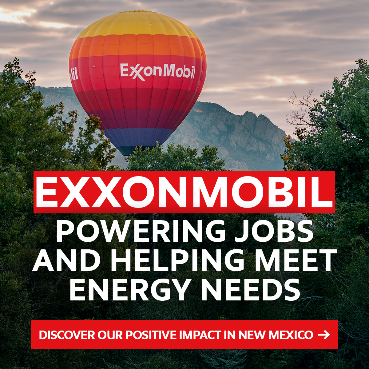 ExxonMobil Facebook ad