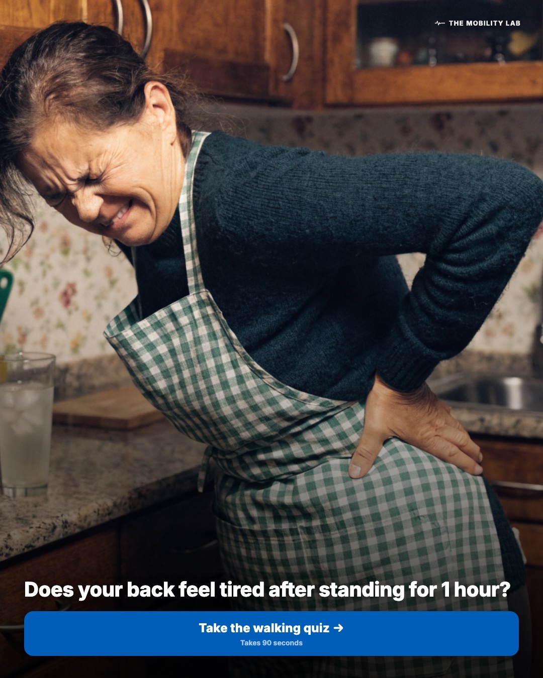 The Mobility Lab Facebook ad: Take the walking quiz