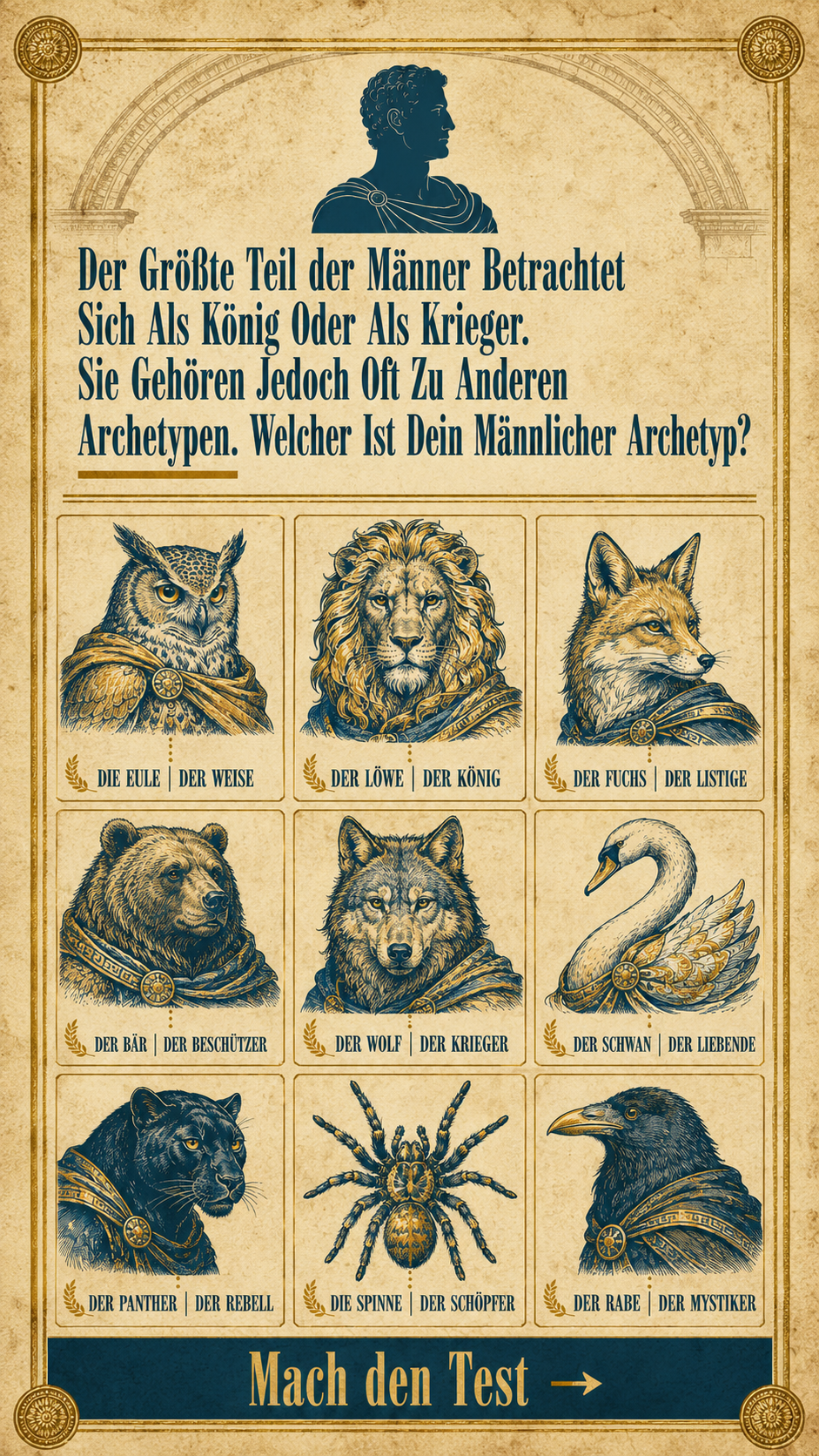 Entfalte das Potenzial deines Archetyps Facebook ad: Mehr Verständnis für dich selbst