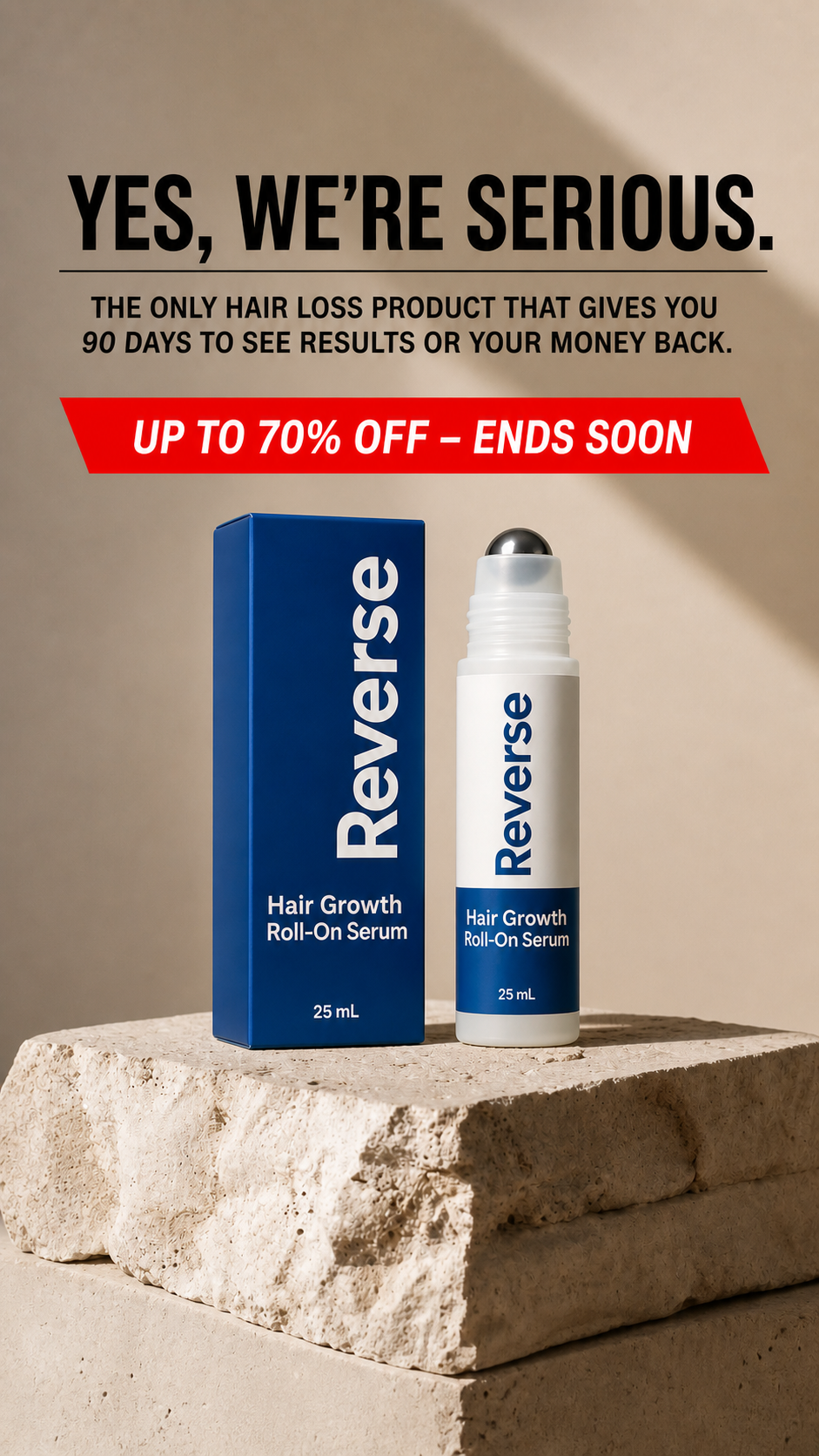 Reverse HairCo Facebook ad