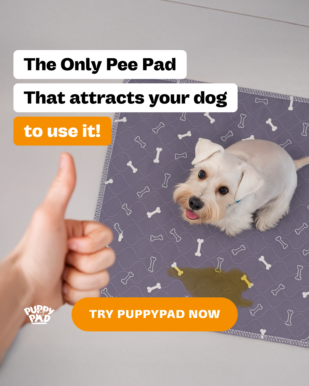 PuppyPad Facebook ad