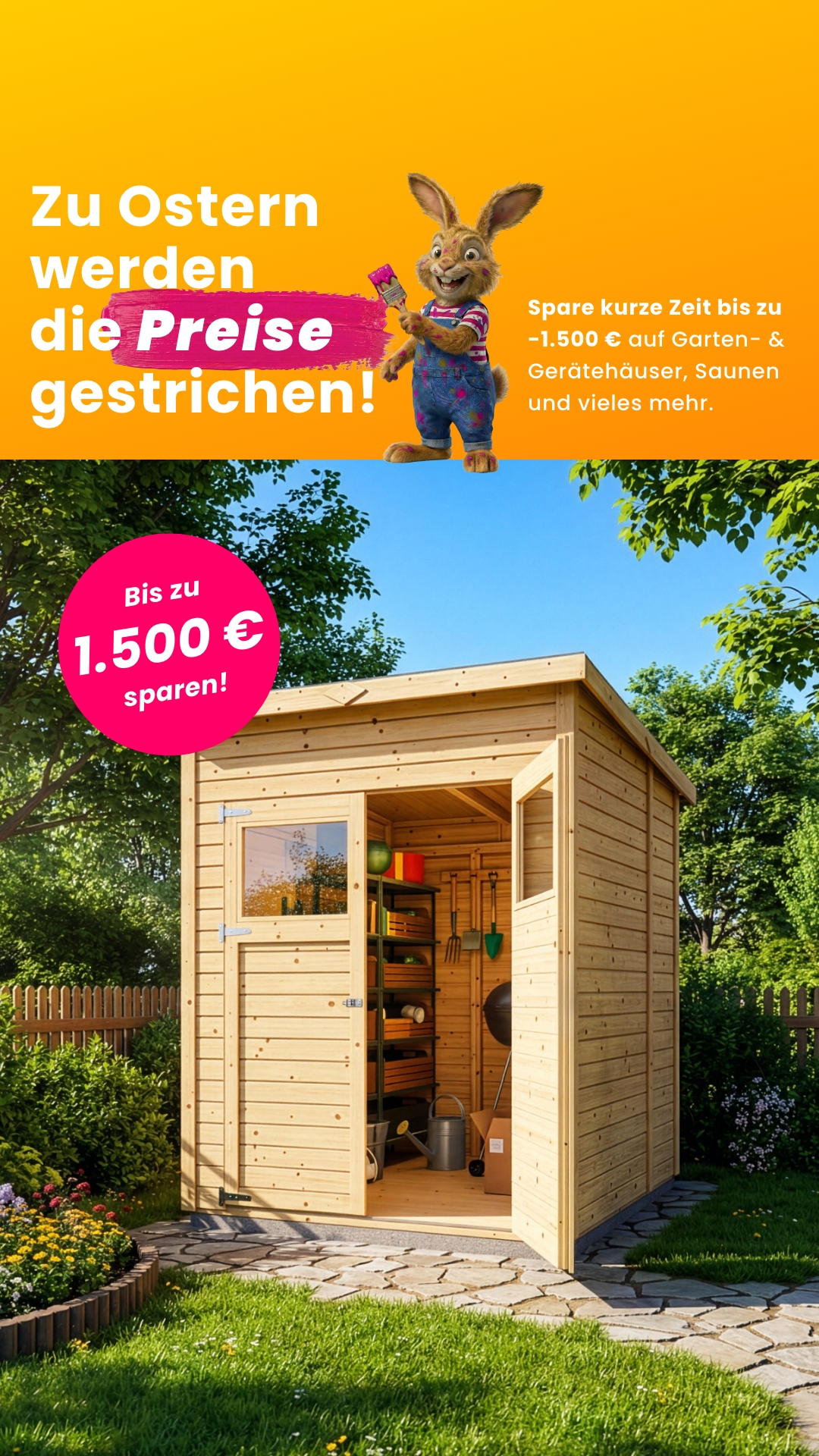 Gartenhaus.com Facebook ad