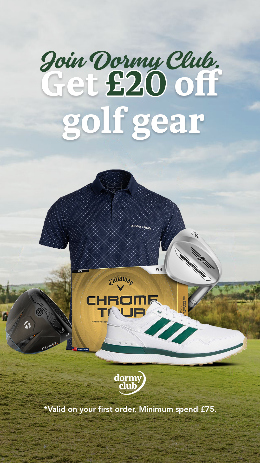 Dormy Golf Facebook ad