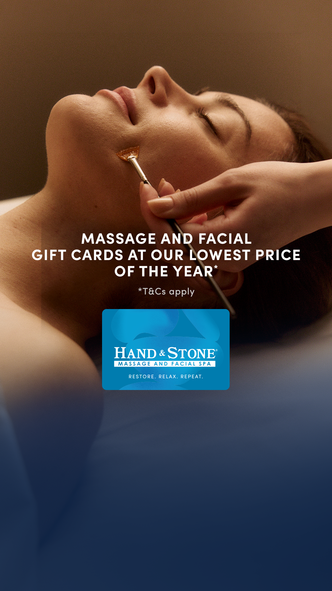 Hand & Stone Massage and Facial Spa Facebook ad