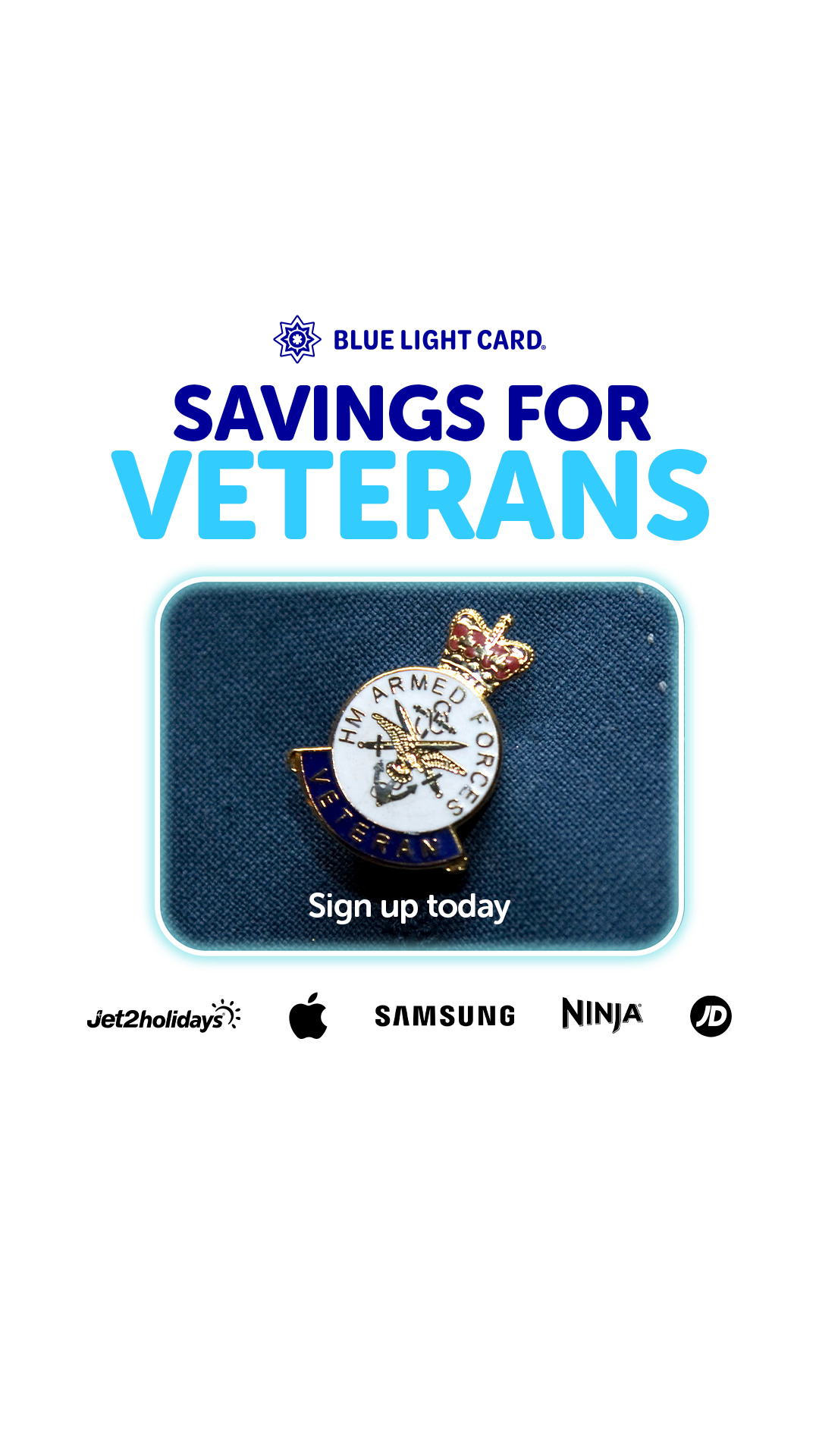 Blue Light Card Facebook ad