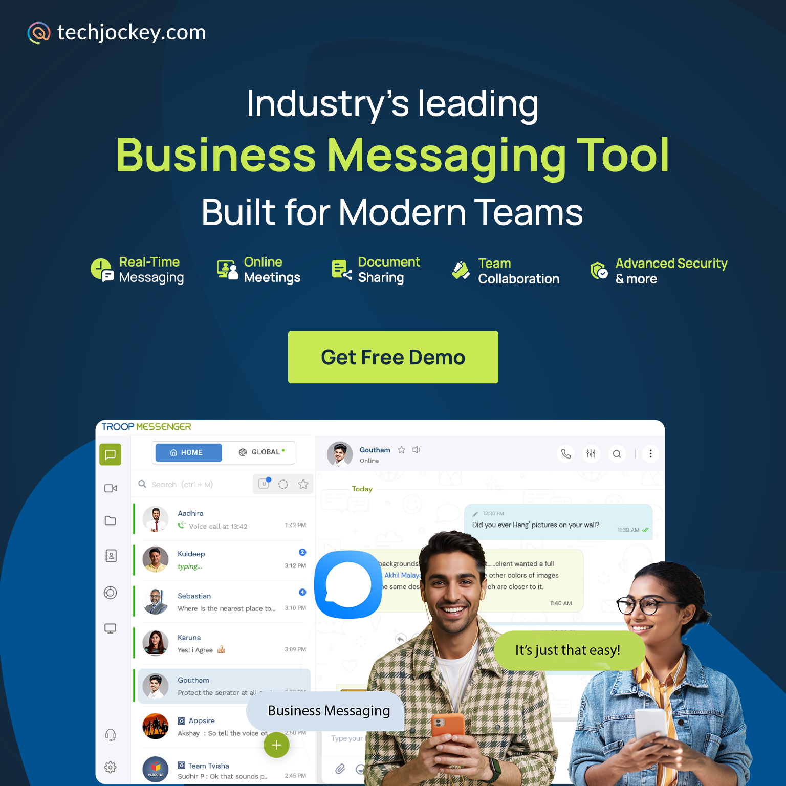 Techjockey Facebook ad