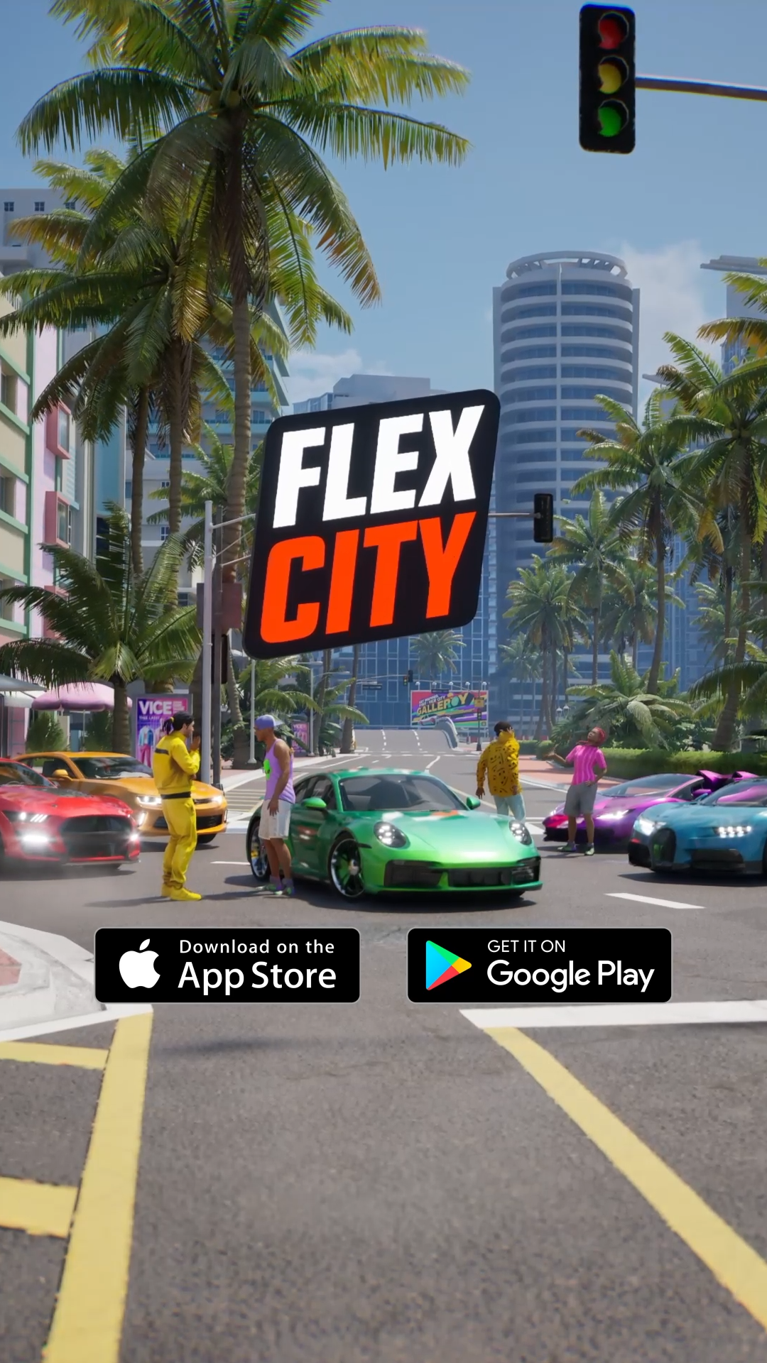 Jarvi Games Facebook ad: Rule the streets of Flex City
