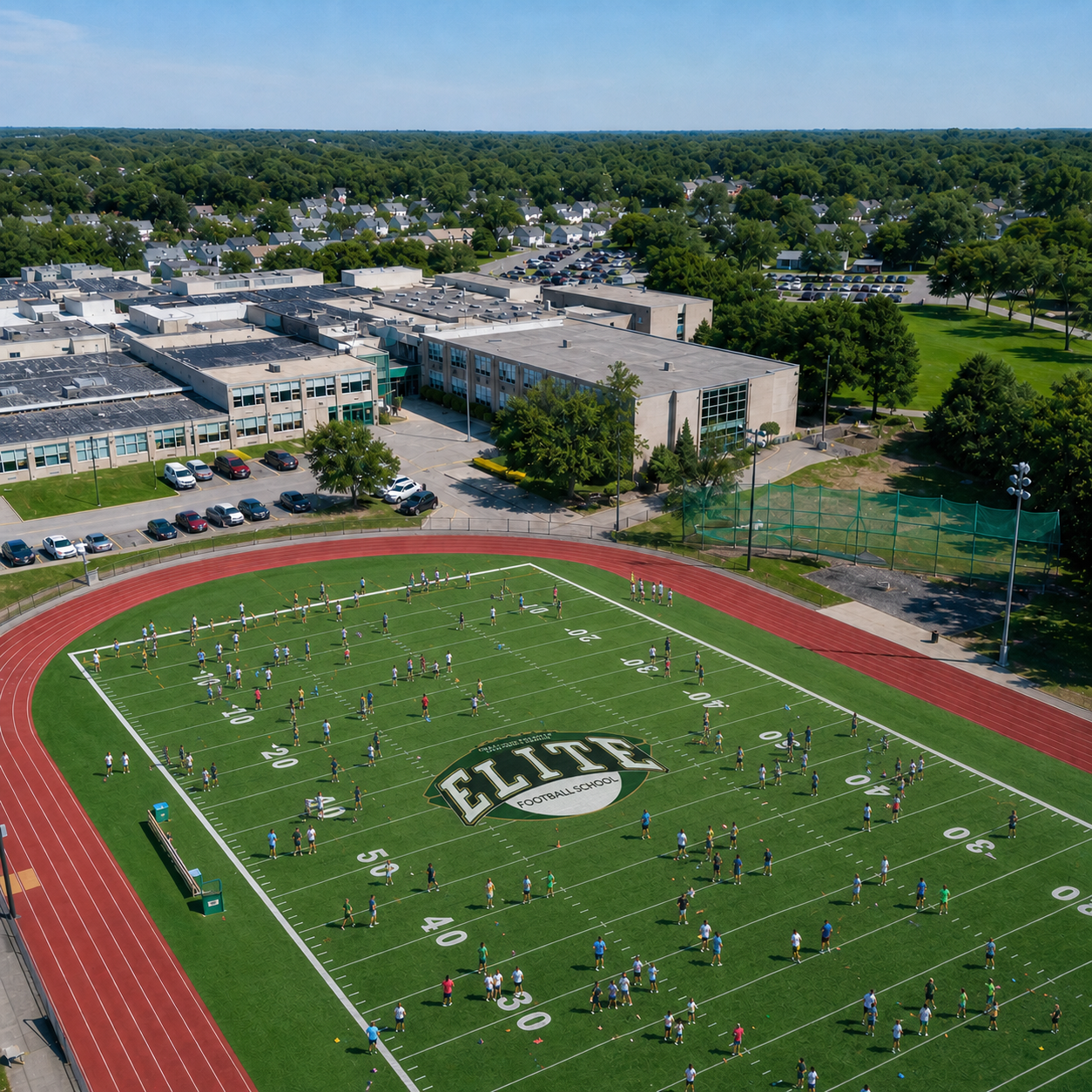 Elite Football School Facebook ad: $49.80/Day for Elite Coaching