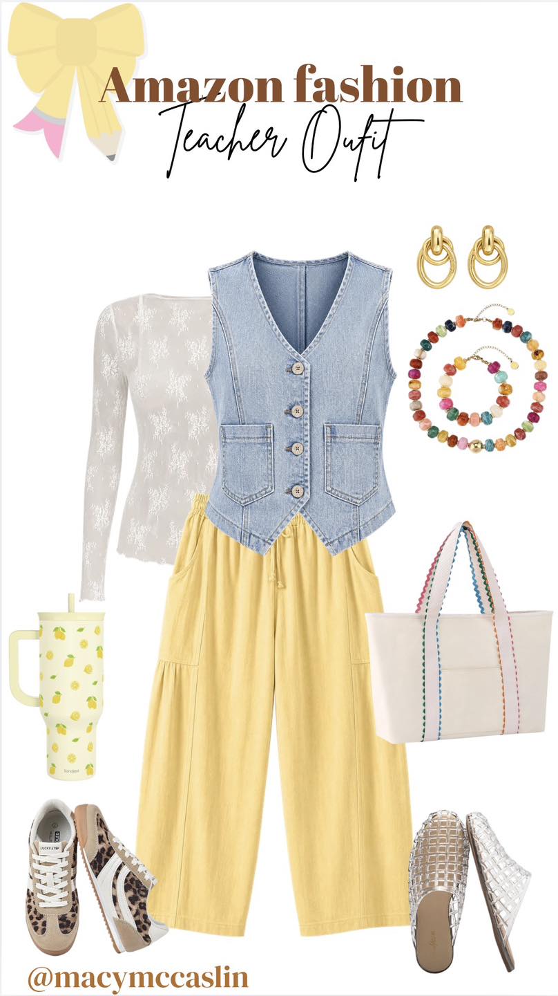 Macy McCaslin Facebook ad: Amazon teacher outfit idea.