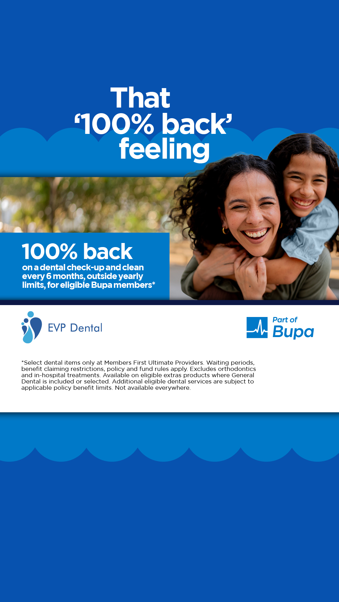 Bupa Australia Facebook ad from Aug 16, 2026