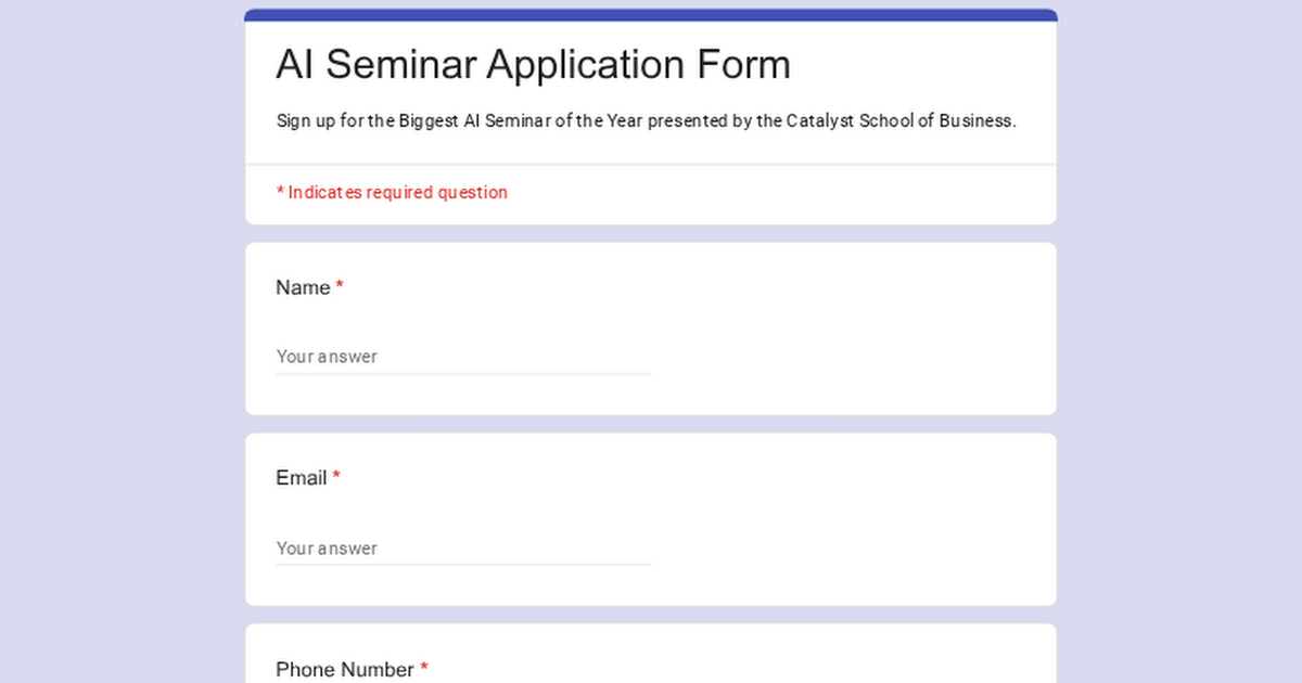 Catalyst School of Business Facebook ad