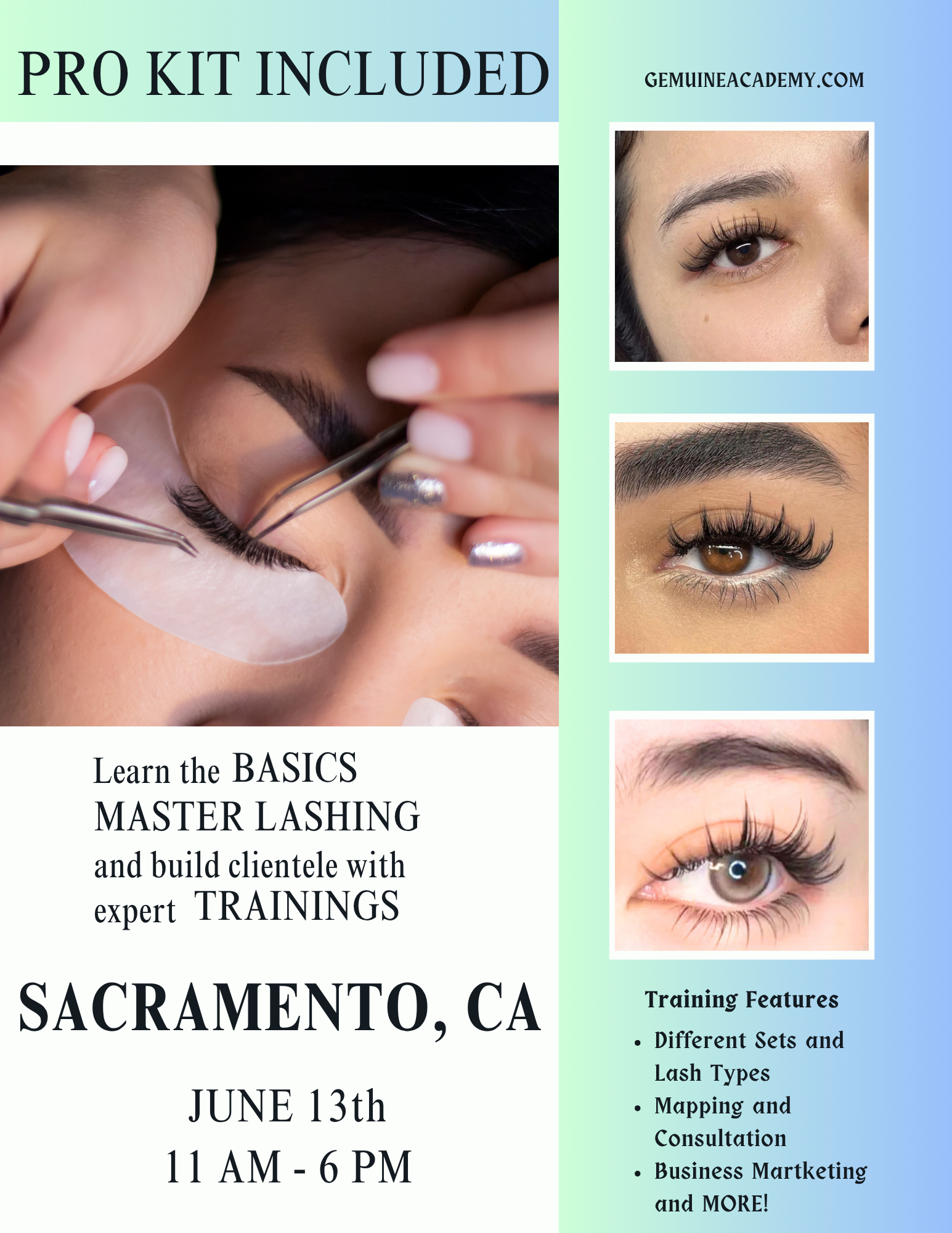 Gemuine Academy Facebook ad