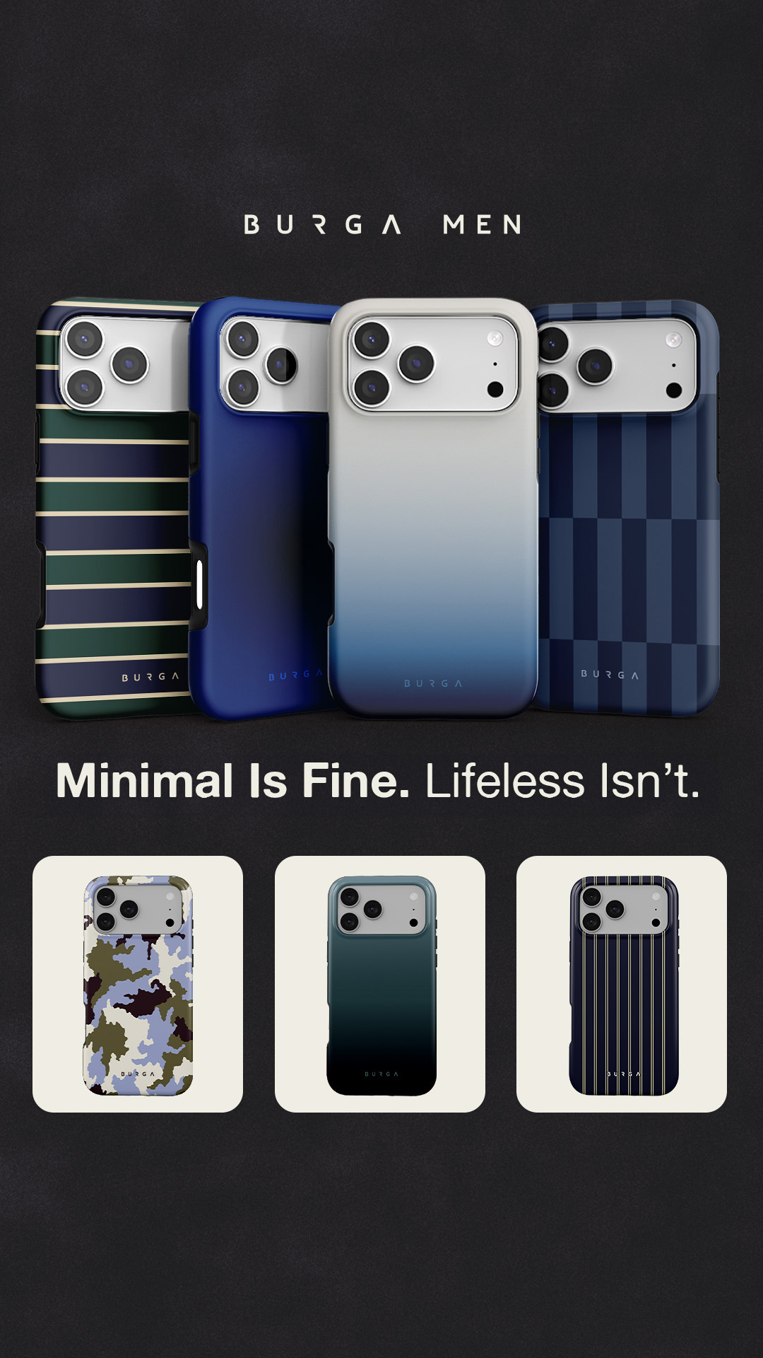 BURGA Cases Facebook ad