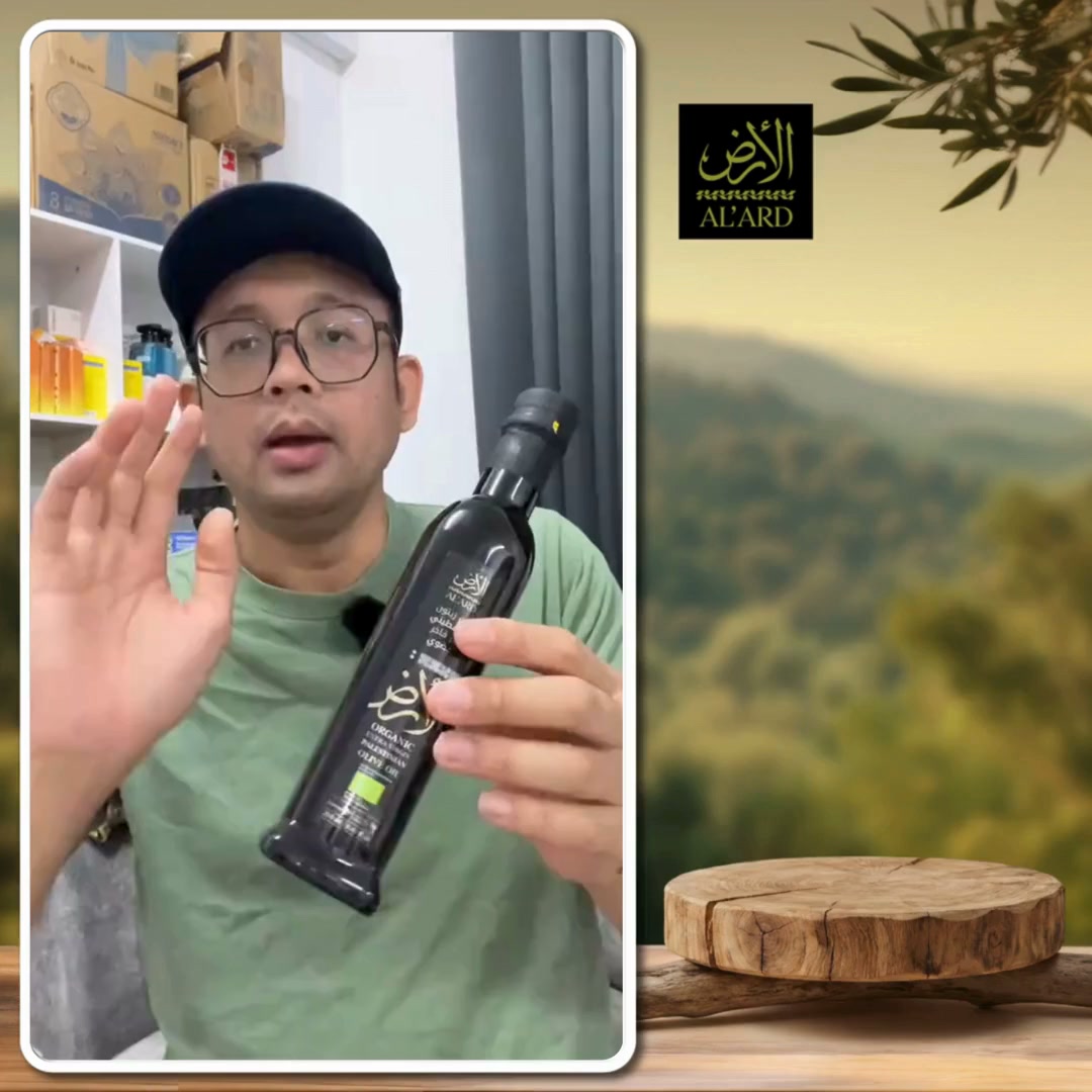 Alard Products Malaysia - شركة الارض Facebook ad: Minyak Zaitun Palestin Premium