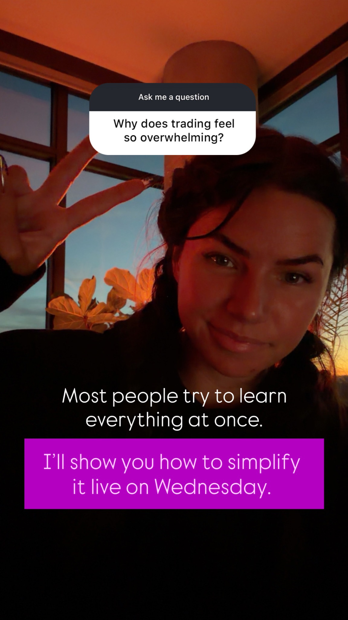 Tori Trades Facebook ad