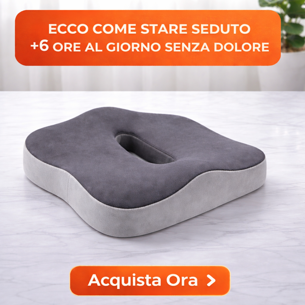 Levia Facebook ad: Seduto senza provare dolore
