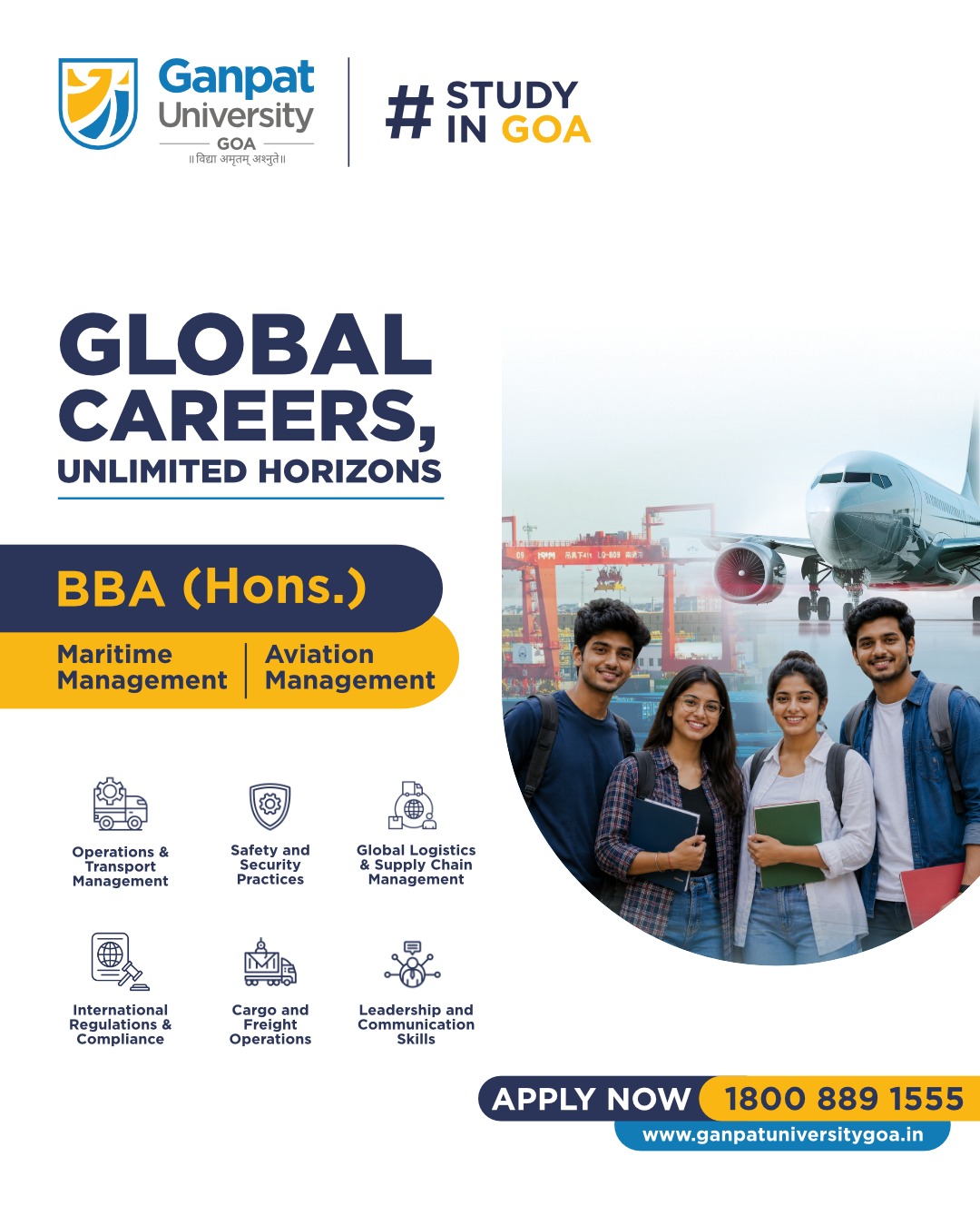 Ganpat University Goa Facebook ad