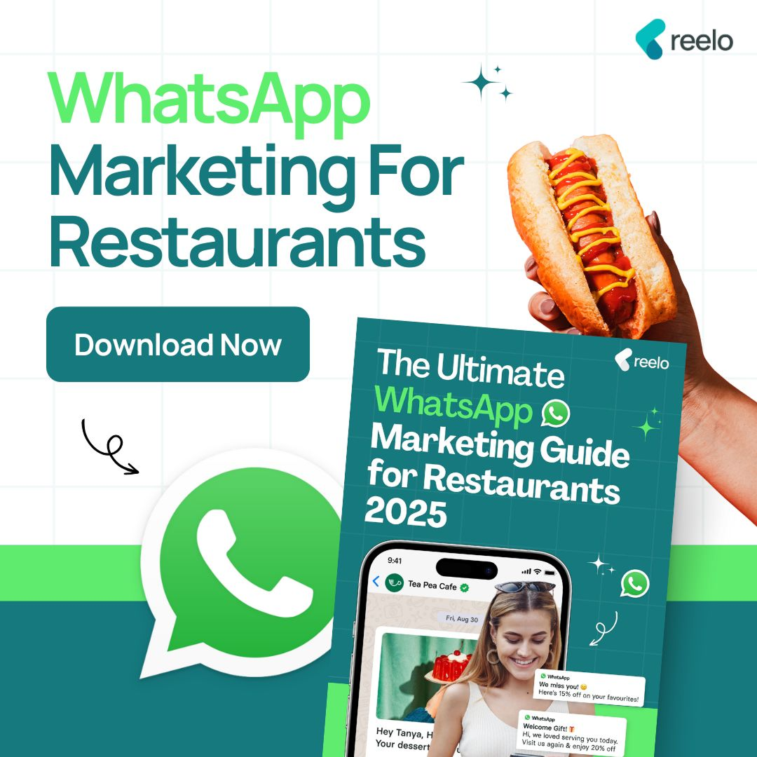 Reelo Facebook ad: Free Whatsapp Marketing Guide