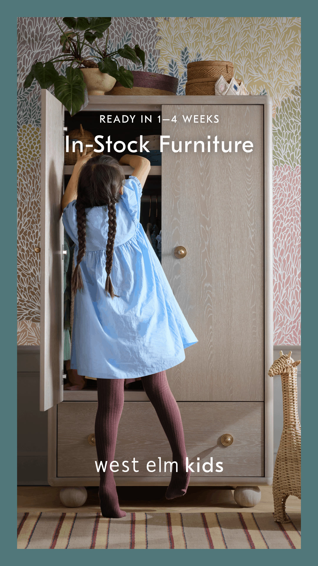 West Elm Kids Facebook ad: Shop In Stock