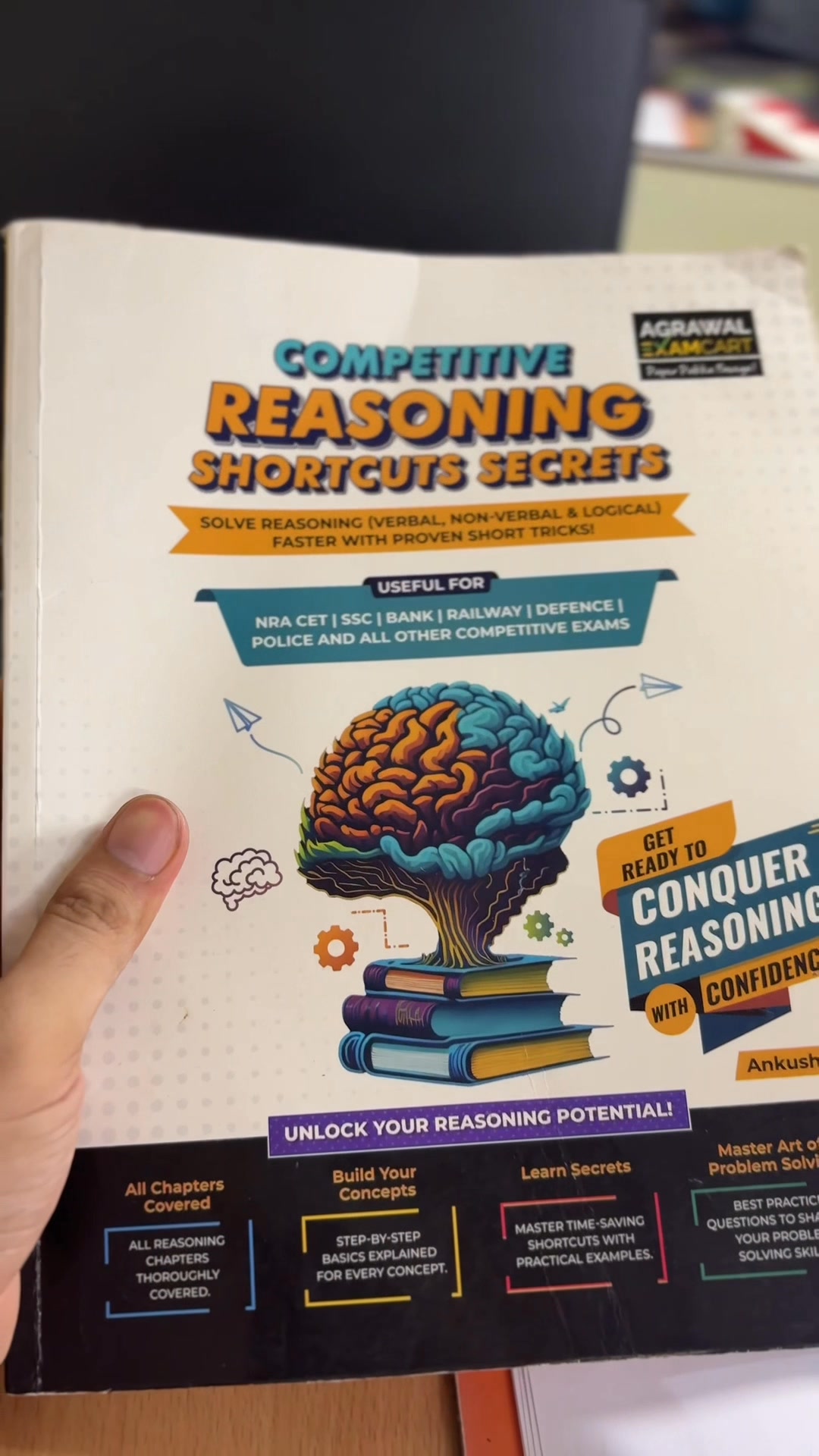 Agrawal ExamCart Facebook ad: Reasoning में Speed चाहिए? ये Book है Secret Weapon!
