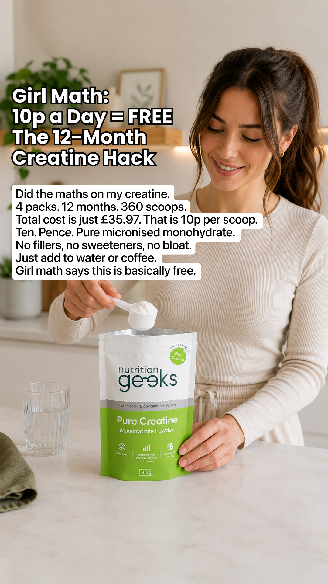 Nutrition Geeks Facebook ad