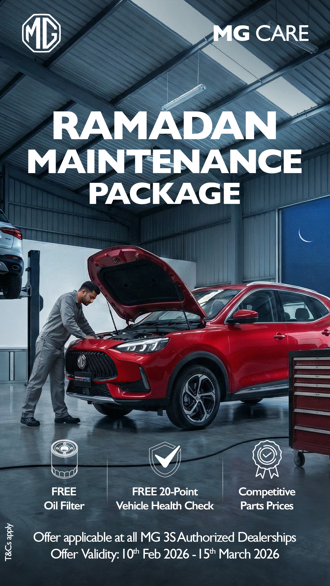 MG Motor Pakistan Facebook ad