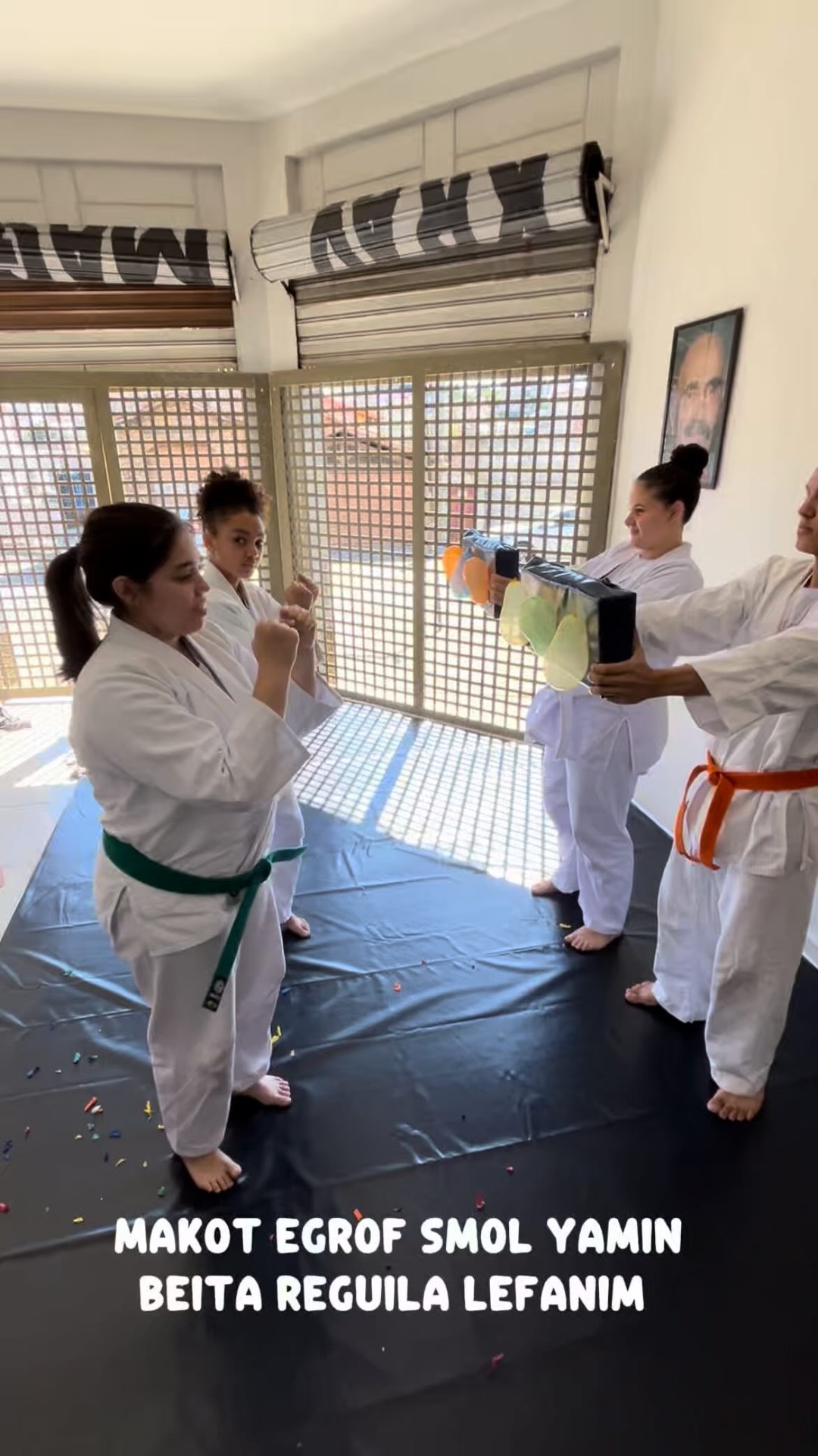 Instrutora de Krav-Maga Roberta Santos Facebook ad: Um treinamento diferente para aperfeiçoar golpes com as…