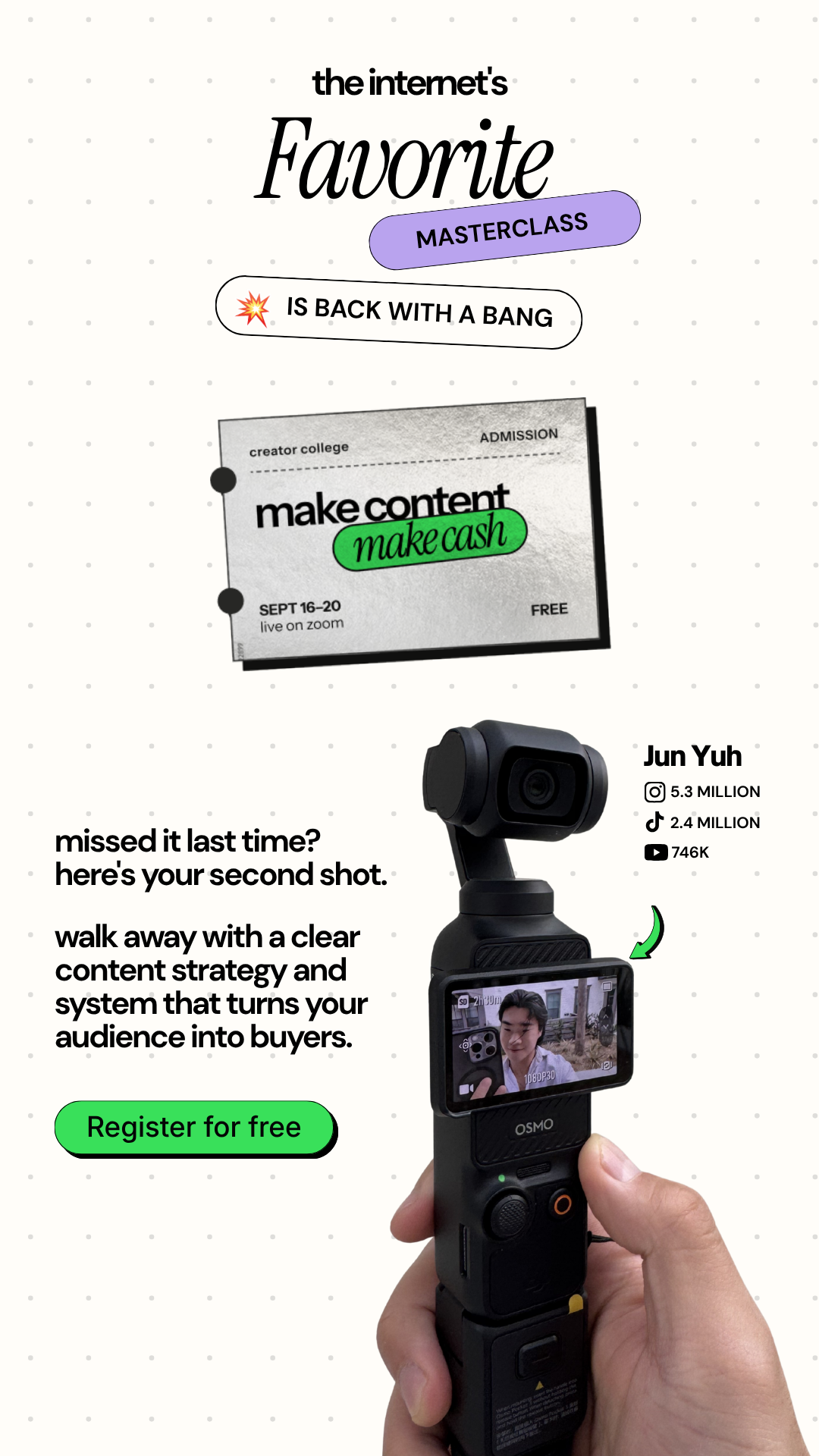 Jun Yuh Facebook ad