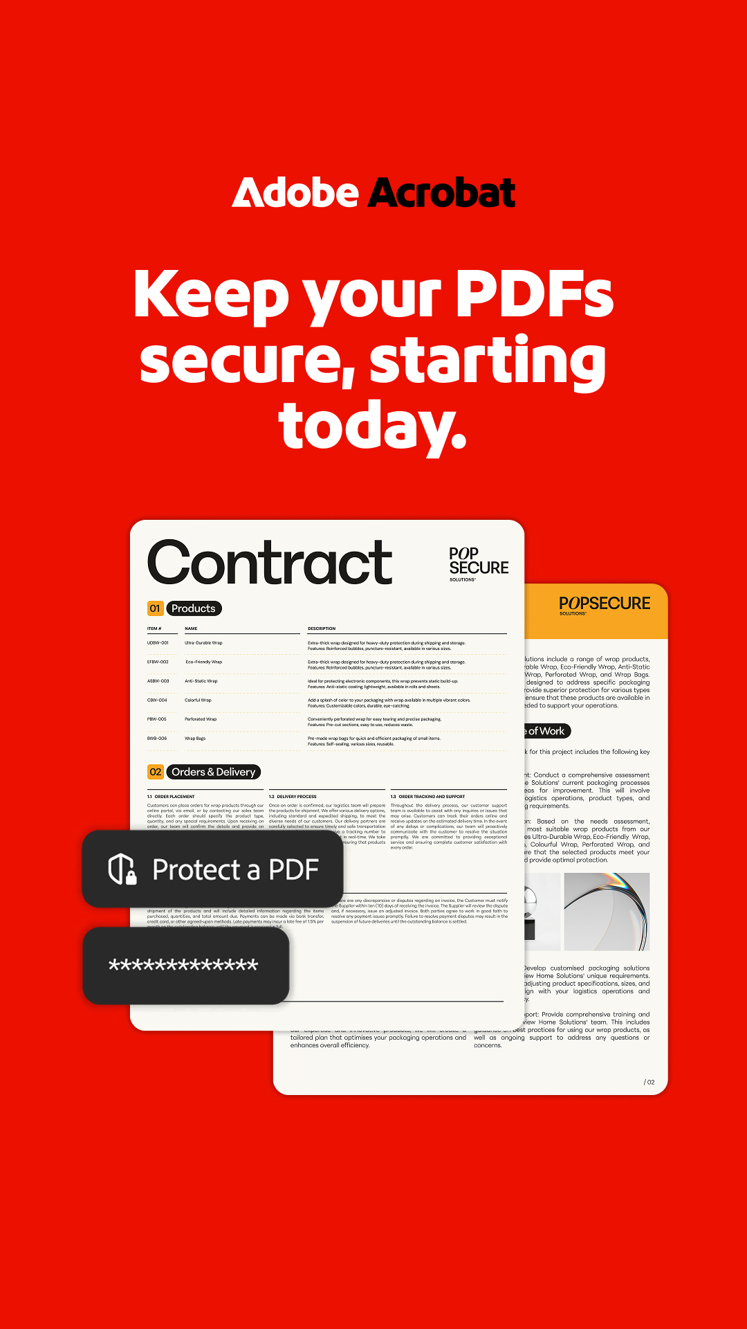 Adobe Acrobat Facebook ad