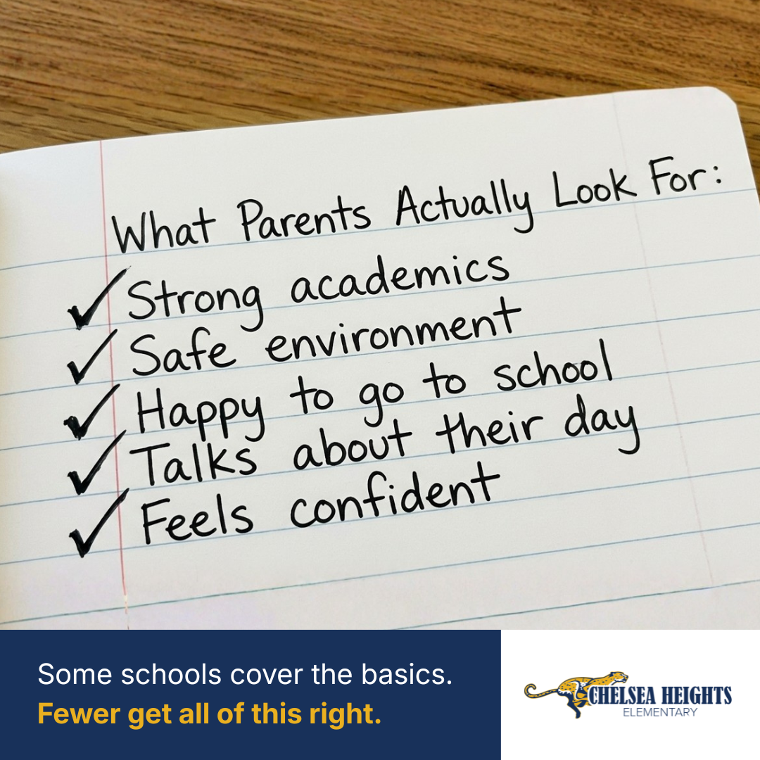 Chelsea Heights Elementary School - Official Facebook ad