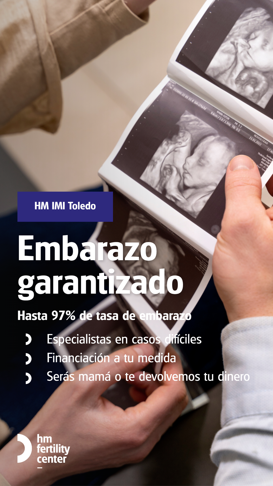 HM Fertility Center Facebook ad from Apr 10, 2026
