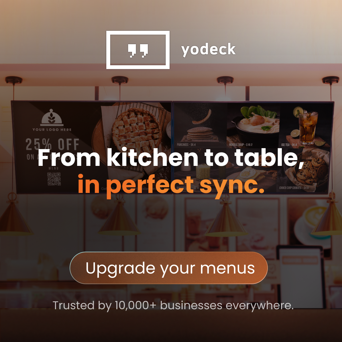 Yodeck Facebook ad