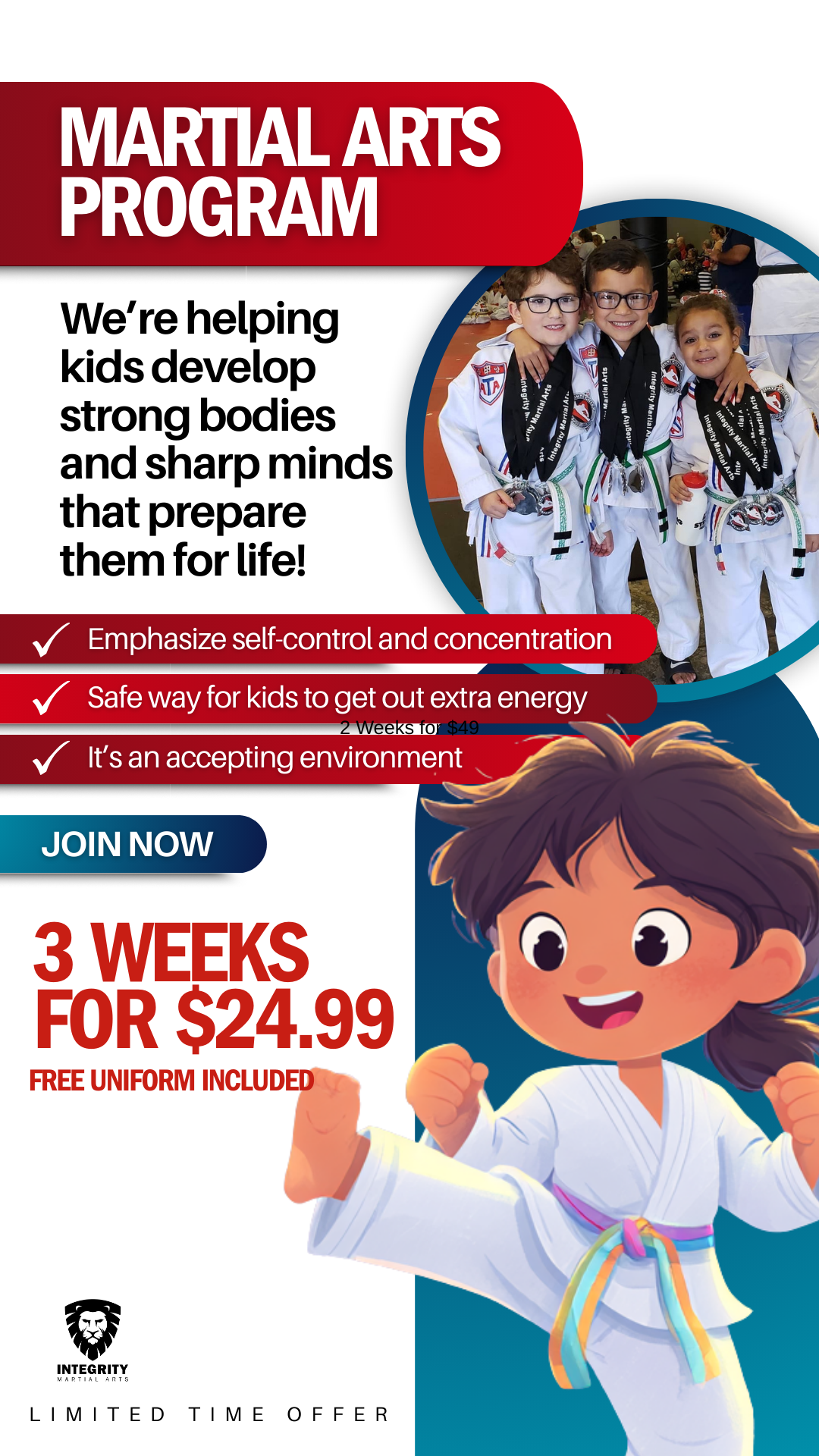 Integrity Martial Arts Tamiami Facebook ad