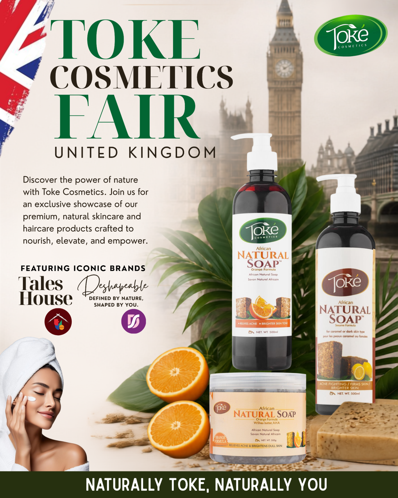 Toke Cosmetics Facebook ad: We're Coming to the UK