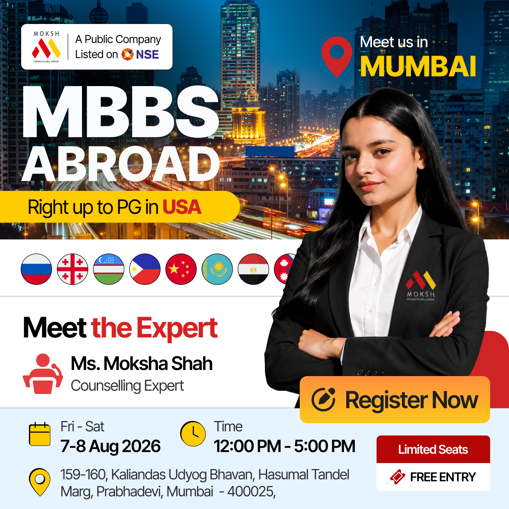 MOKSH Career Planner Facebook ad from Jul 31, 2026
