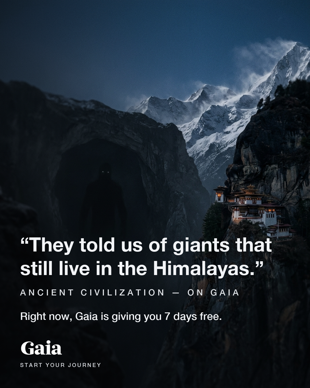 Gaia Facebook ad